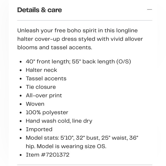 🌸 Boston Proper X Ranee’s:Miami Ombré Floral Sexy Halter Dress - Picture 8 of 8